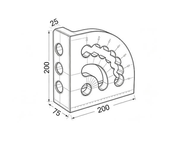 Adjustable Angle bracket(R)