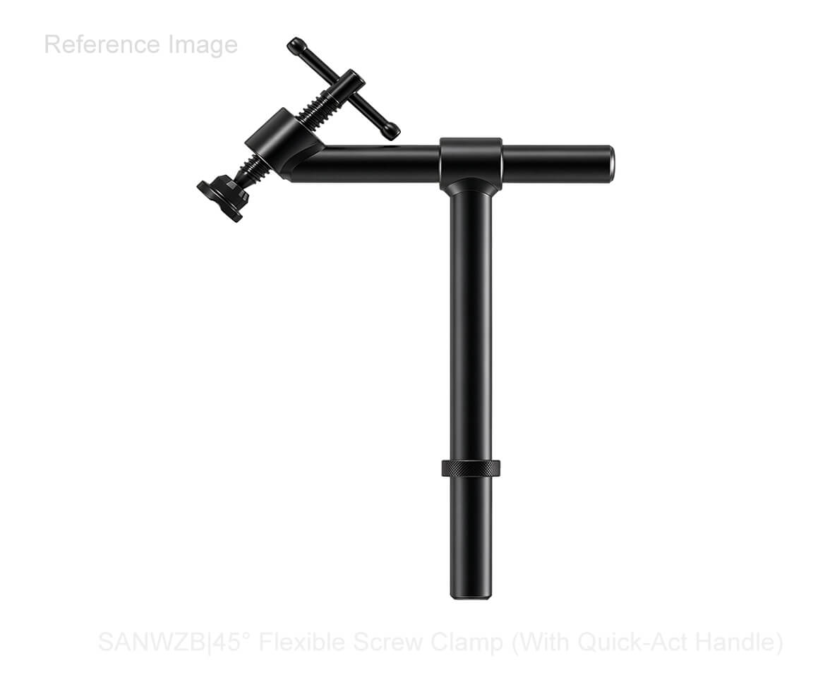 45° Flexible Screw Clamp With Quick-Act Handle Ref.2