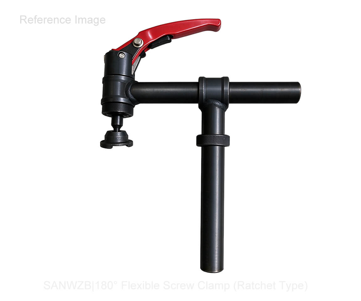 180° Flexible Screw Clamp Ratchet Type Ref.4