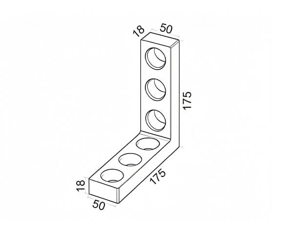 D22-Clamping and locating angle (175x50x175-KC)