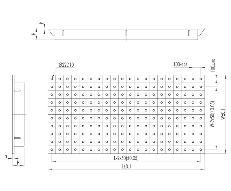 D22-2D Steel Welding Table (B0)