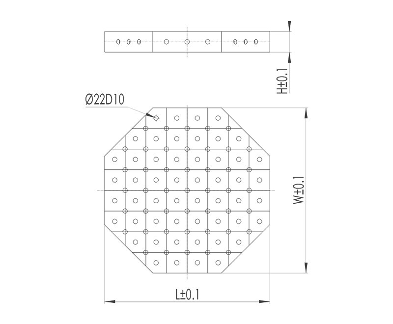 D22-3D Octagonal Table（X）